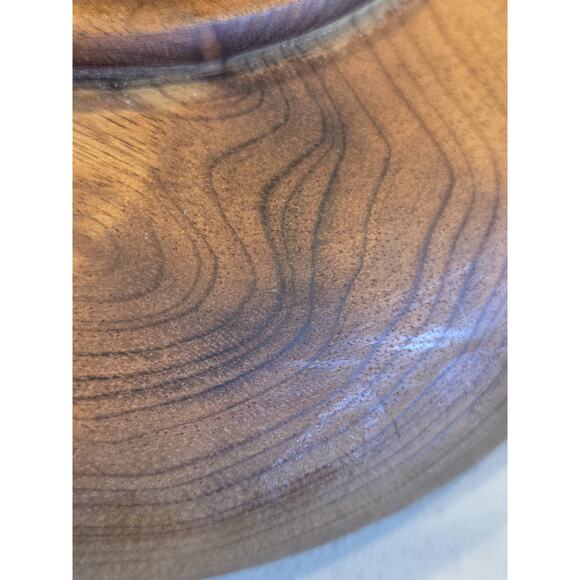 The House of Myrtlewood 6" Wooden Bowls Coos Bay Oregon USA Set of 4 EUC Handmad - Picture 8 of 15